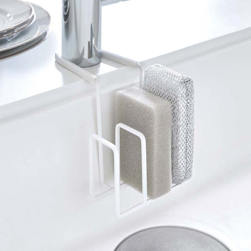 Hanging Sink Sponge Holder – Faucet-Mounted Kitchen Caddy