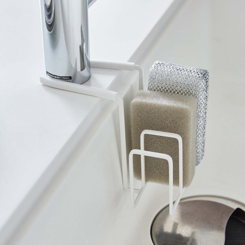 Hanging Sink Sponge Holder – Faucet-Mounted Kitchen Caddy