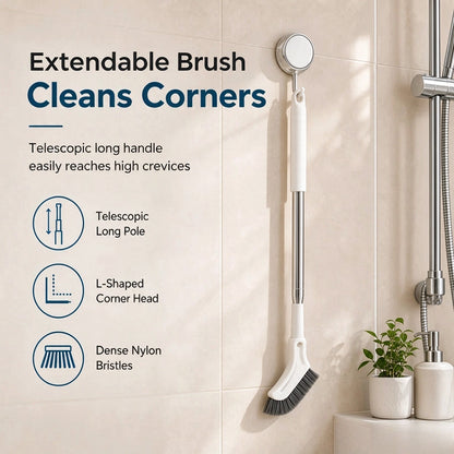 Multifunctional Extendable Long Handle Floor Scrub Brush