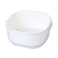 2-in-1 Fruit Washing Bowl with Drain Basket – Large Produce Colander
