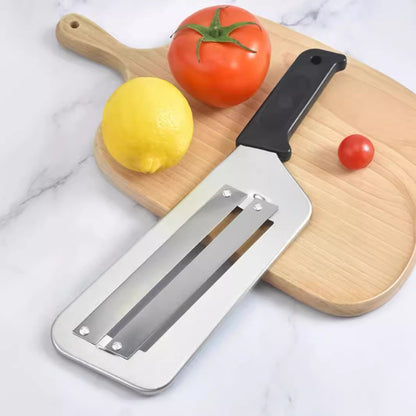 Stainless Steel Double-Blade Vegetable Slicer