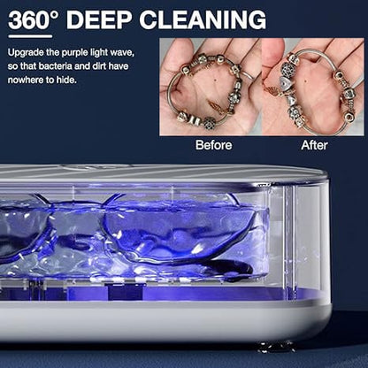 🔥Last Day 49% OFF🔥Portable Ultrasonic Multi-Function Cleaner for All Jewellery