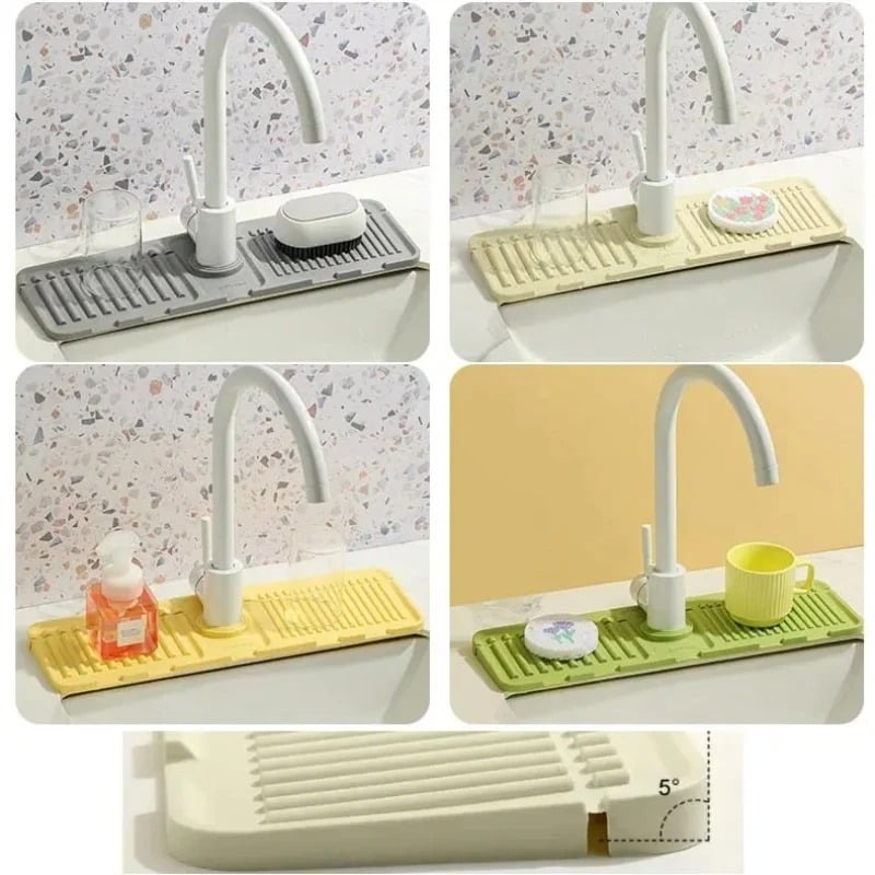 🧼Faucet Splash Guard & Drainage Mat