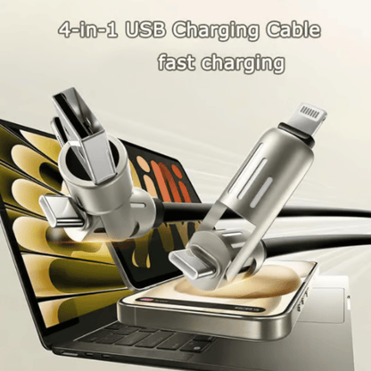 🔥4-in-1 USB Charging Cable fast charging MAX 60W