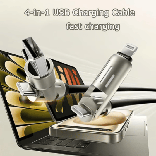 🔥4-in-1 USB Charging Cable fast charging MAX 60W