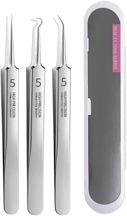 1 Set(All 3 Tweezers+Boxed)