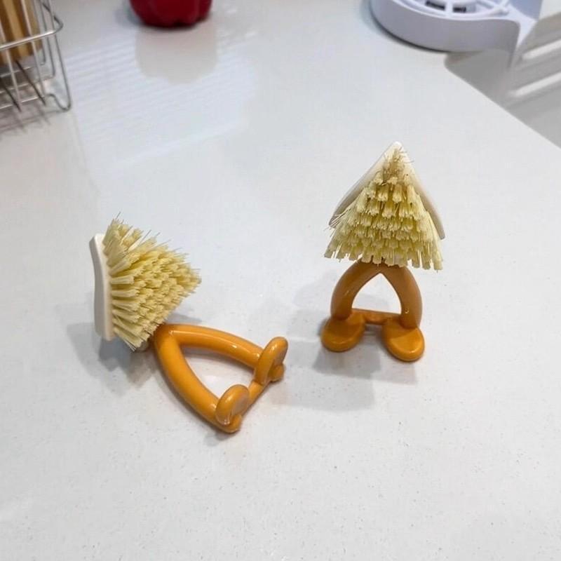 Triangular Corner Cleaning Brush – Handheld Crevice Scrub Brush