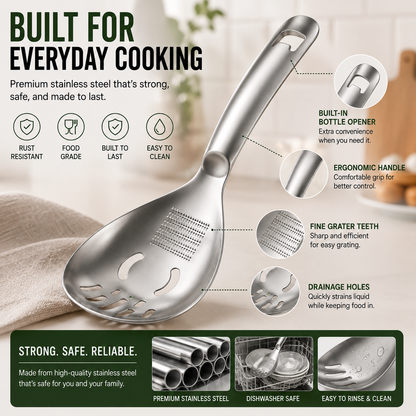 5-IN-1🥄304 Stainless Steel Multifunctional Kitchen Spoon